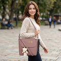 Stylish & Versatile PU Leather Sling Bag for Women & Girls | Party & Casual Crossbody Handbag with Cute Charm